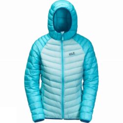 Jack Wolfskin Womens Zenon Storm Jacket Mineral Blue/Icy Water